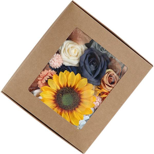 Autumn Wedding Champagne Simulation Flower Boxes  Figure 5